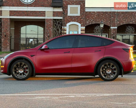 Красный Тесла Model Y, объемом двигателя 0 л и пробегом 80 тыс. км за 25900 $, фото 1 на Automoto.ua