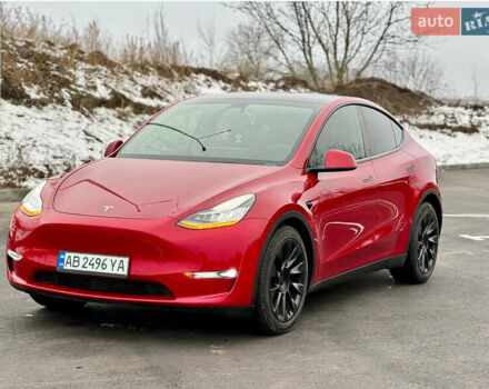 Червоний Тесла Model Y, об'ємом двигуна 0 л та пробігом 100 тис. км за 25900 $, фото 2 на Automoto.ua