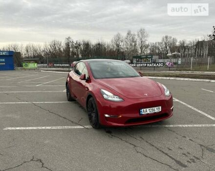 Червоний Тесла Model Y, об'ємом двигуна 0 л та пробігом 50 тис. км за 38500 $, фото 2 на Automoto.ua