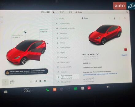 Красный Тесла Model Y, объемом двигателя 0 л и пробегом 52 тыс. км за 24600 $, фото 1 на Automoto.ua