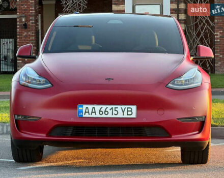 Красный Тесла Model Y, объемом двигателя 0 л и пробегом 80 тыс. км за 25900 $, фото 5 на Automoto.ua