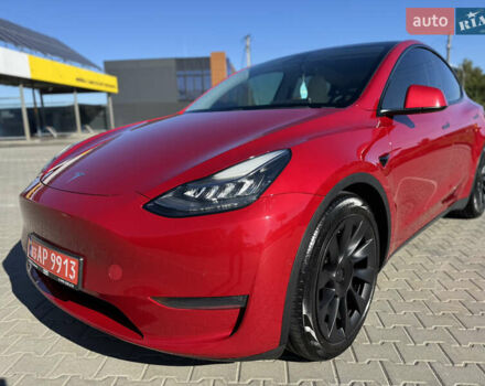 Червоний Тесла Model Y, об'ємом двигуна 0 л та пробігом 160 тис. км за 23500 $, фото 1 на Automoto.ua