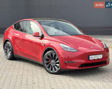 Тесла Model Y 2021 в Киеве на Automoto.ua Красный Тесла Model Y, объемом двигателя 0 л и пробегом 83 тыс. км за 24900 $, фото 1 на Automoto.ua