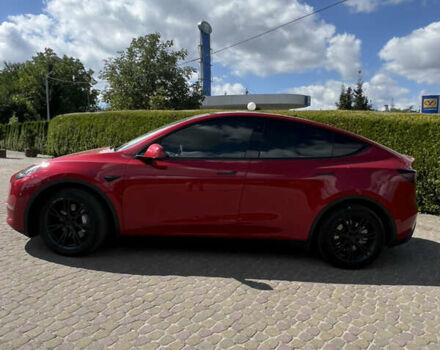 Красный Тесла Model Y, объемом двигателя 0 л и пробегом 46 тыс. км за 26000 $, фото 2 на Automoto.ua