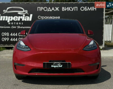 Красный Тесла Model Y, объемом двигателя 0 л и пробегом 76 тыс. км за 23700 $, фото 1 на Automoto.ua