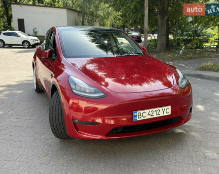 Красный Тесла Model Y, объемом двигателя 0 л и пробегом 127 тыс. км за 22499 $, фото 12 на Automoto.ua