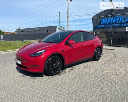 Красный Тесла Model Y, объемом двигателя 0 л и пробегом 157 тыс. км за 35900 $, фото 2 на Automoto.ua