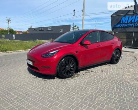 Красный Тесла Model Y, объемом двигателя 0 л и пробегом 157 тыс. км за 35900 $, фото 3 на Automoto.ua