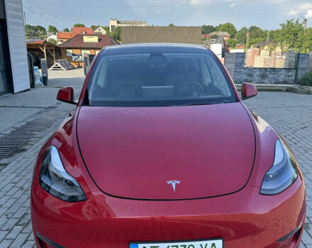 Красный Тесла Model Y, объемом двигателя 0 л и пробегом 57 тыс. км за 26500 $, фото 4 на Automoto.ua
