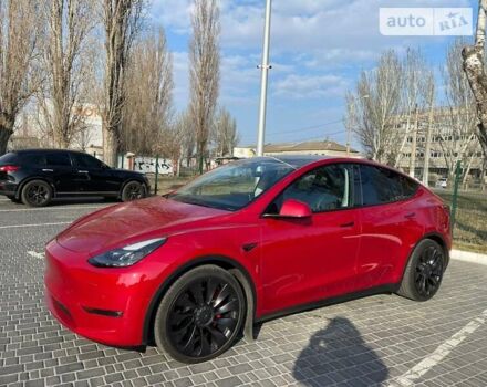 Красный Тесла Model Y, объемом двигателя 0 л и пробегом 157 тыс. км за 35900 $, фото 10 на Automoto.ua