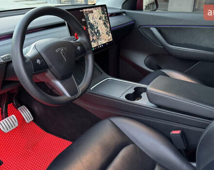 Тесла Model Y 2021 в Львове на Automoto.ua Красный Тесла Model Y, объемом двигателя 0 л и пробегом 55 тыс. км за 27000 $, фото 7 на Automoto.ua