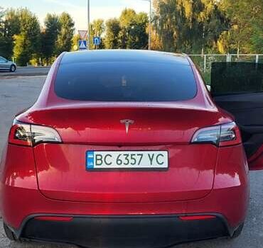 Красный Тесла Model Y, объемом двигателя 0 л и пробегом 72 тыс. км за 23000 $, фото 5 на Automoto.ua