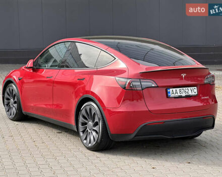 Тесла Model Y 2021 в Киеве на Automoto.ua Красный Тесла Model Y, объемом двигателя 0 л и пробегом 83 тыс. км за 24900 $, фото 8 на Automoto.ua