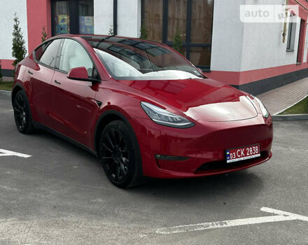 Червоний Тесла Model Y, об'ємом двигуна 0 л та пробігом 41 тис. км за 27000 $, фото 3 на Automoto.ua