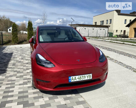 Червоний Тесла Model Y, об'ємом двигуна 0 л та пробігом 40 тис. км за 29500 $, фото 4 на Automoto.ua