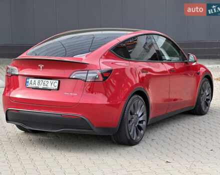 Тесла Model Y 2021 в Киеве на Automoto.ua Красный Тесла Model Y, объемом двигателя 0 л и пробегом 83 тыс. км за 24900 $, фото 10 на Automoto.ua