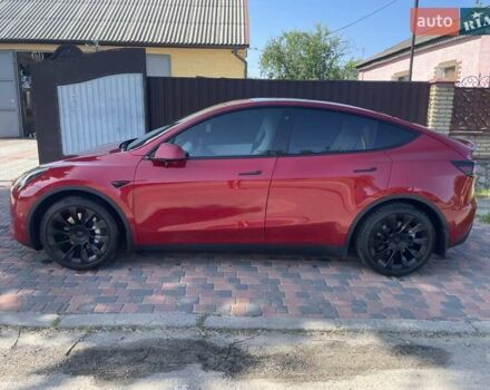 Красный Тесла Model Y, объемом двигателя 0 л и пробегом 86 тыс. км за 27500 $, фото 3 на Automoto.ua