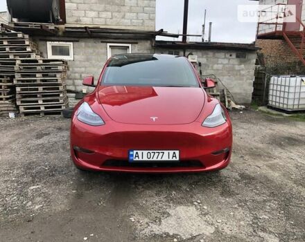 Красный Тесла Model Y, объемом двигателя 0 л и пробегом 35 тыс. км за 35000 $, фото 15 на Automoto.ua