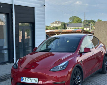 Красный Тесла Model Y, объемом двигателя 0 л и пробегом 57 тыс. км за 26500 $, фото 1 на Automoto.ua