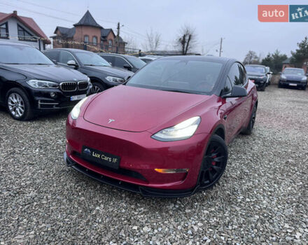 Красный Тесла Model Y, объемом двигателя 0 л и пробегом 85 тыс. км за 23500 $, фото 1 на Automoto.ua