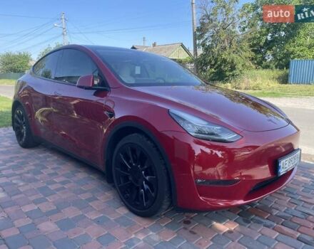 Красный Тесла Model Y, объемом двигателя 0 л и пробегом 86 тыс. км за 27500 $, фото 1 на Automoto.ua