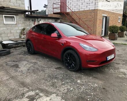 Красный Тесла Model Y, объемом двигателя 0 л и пробегом 35 тыс. км за 24000 $, фото 18 на Automoto.ua