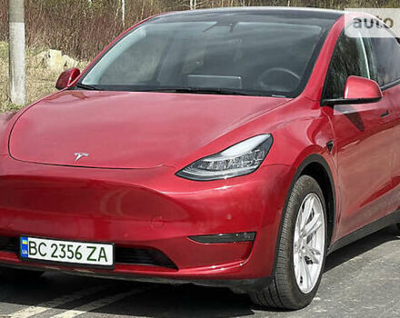 Красный Тесла Model Y, объемом двигателя 0 л и пробегом 22 тыс. км за 24999 $, фото 2 на Automoto.ua