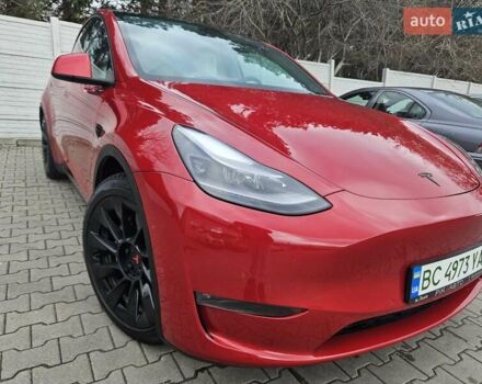 Красный Тесла Model Y, объемом двигателя 0 л и пробегом 54 тыс. км за 32500 $, фото 3 на Automoto.ua
