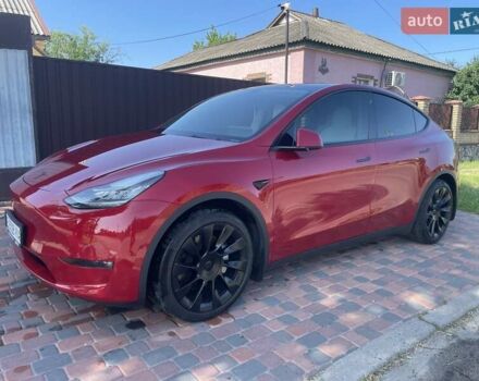 Красный Тесла Model Y, объемом двигателя 0 л и пробегом 86 тыс. км за 27500 $, фото 2 на Automoto.ua