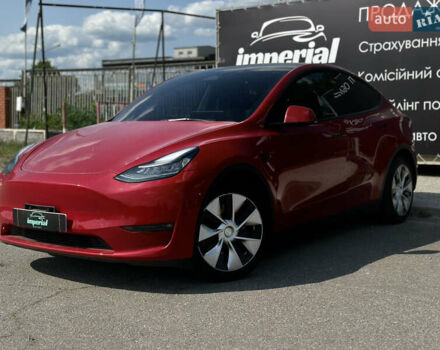Красный Тесла Model Y, объемом двигателя 0 л и пробегом 76 тыс. км за 23700 $, фото 2 на Automoto.ua