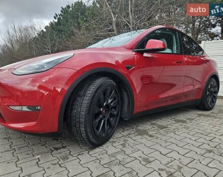 Красный Тесла Model Y, объемом двигателя 0 л и пробегом 54 тыс. км за 32500 $, фото 5 на Automoto.ua