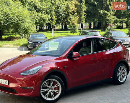 Красный Тесла Model Y, объемом двигателя 0 л и пробегом 127 тыс. км за 22499 $, фото 2 на Automoto.ua