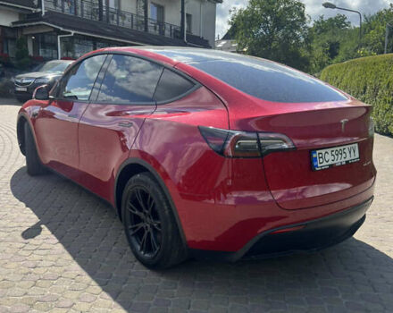 Красный Тесла Model Y, объемом двигателя 0 л и пробегом 46 тыс. км за 26000 $, фото 3 на Automoto.ua