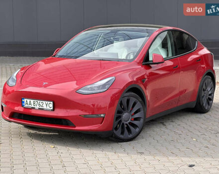 Тесла Model Y 2021 в Киеве на Automoto.ua Красный Тесла Model Y, объемом двигателя 0 л и пробегом 83 тыс. км за 24900 $, фото 4 на Automoto.ua