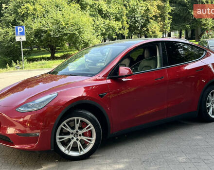 Красный Тесла Model Y, объемом двигателя 0 л и пробегом 127 тыс. км за 22499 $, фото 3 на Automoto.ua