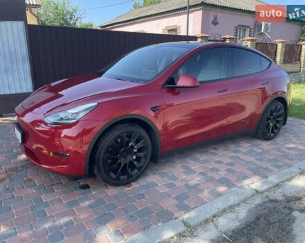 Красный Тесла Model Y, объемом двигателя 0 л и пробегом 86 тыс. км за 27500 $, фото 5 на Automoto.ua