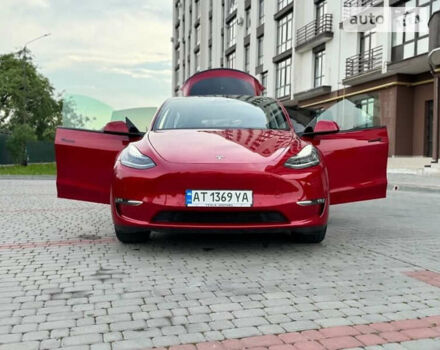 Красный Тесла Model Y, объемом двигателя 0 л и пробегом 38 тыс. км за 28999 $, фото 14 на Automoto.ua