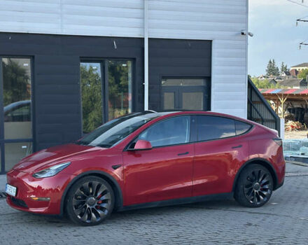 Красный Тесла Model Y, объемом двигателя 0 л и пробегом 57 тыс. км за 26500 $, фото 7 на Automoto.ua