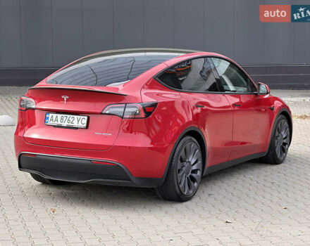 Тесла Model Y 2021 в Киеве на Automoto.ua Красный Тесла Model Y, объемом двигателя 0 л и пробегом 83 тыс. км за 24900 $, фото 11 на Automoto.ua