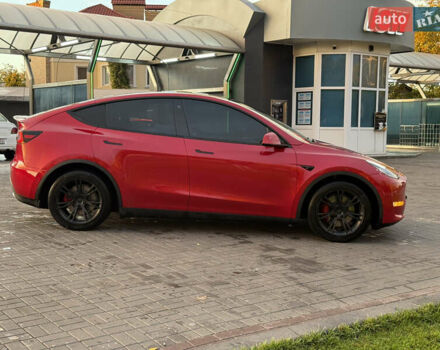 Красный Тесла Model Y, объемом двигателя 0 л и пробегом 60 тыс. км за 25000 $, фото 5 на Automoto.ua
