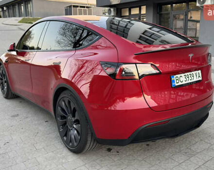 Тесла Model Y 2021 в Львове на Automoto.ua Красный Тесла Model Y, объемом двигателя 0 л и пробегом 55 тыс. км за 27000 $, фото 5 на Automoto.ua