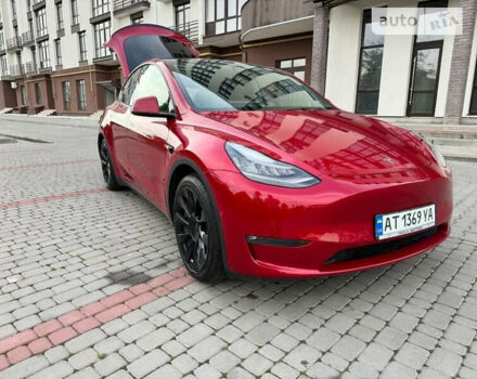 Красный Тесла Model Y, объемом двигателя 0 л и пробегом 38 тыс. км за 28999 $, фото 5 на Automoto.ua