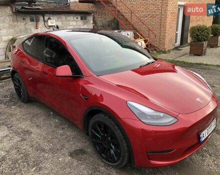 Красный Тесла Model Y, объемом двигателя 0 л и пробегом 35 тыс. км за 35000 $, фото 10 на Automoto.ua