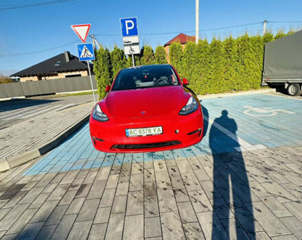 Червоний Тесла Model Y, об'ємом двигуна 0 л та пробігом 65 тис. км за 20900 $, фото 3 на Automoto.ua