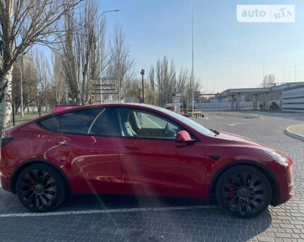 Красный Тесла Model Y, объемом двигателя 0 л и пробегом 157 тыс. км за 35900 $, фото 24 на Automoto.ua