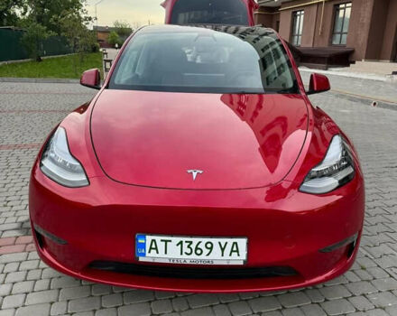 Красный Тесла Model Y, объемом двигателя 0 л и пробегом 38 тыс. км за 28999 $, фото 4 на Automoto.ua