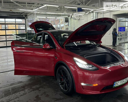 Червоний Тесла Model Y, об'ємом двигуна 0 л та пробігом 25 тис. км за 36900 $, фото 24 на Automoto.ua
