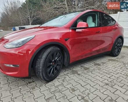 Красный Тесла Model Y, объемом двигателя 0 л и пробегом 54 тыс. км за 32500 $, фото 6 на Automoto.ua