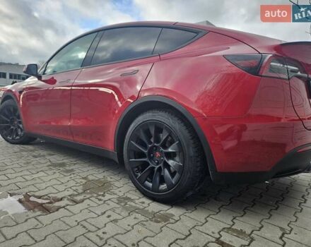 Красный Тесла Model Y, объемом двигателя 0 л и пробегом 54 тыс. км за 32500 $, фото 1 на Automoto.ua