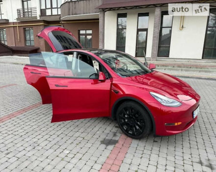 Красный Тесла Model Y, объемом двигателя 0 л и пробегом 38 тыс. км за 33200 $, фото 11 на Automoto.ua